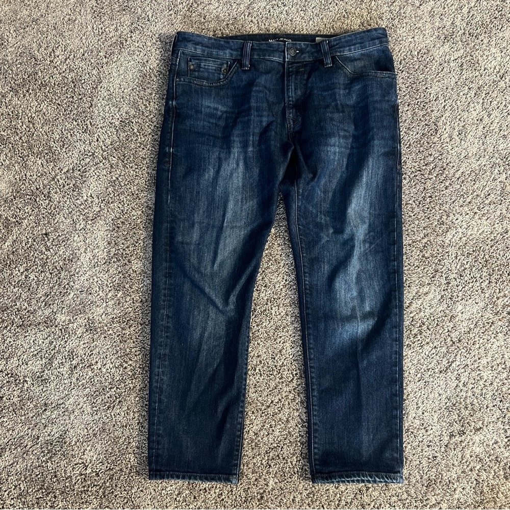 Mavi Jeans Men's 36x28 Blue Dark Wash Jake Slim Leg